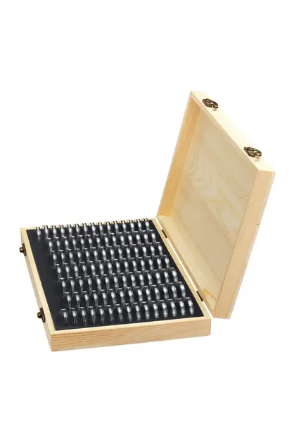 100pcs Wooden Coin Collection Capsules Display Case Cover Holder Storage Box