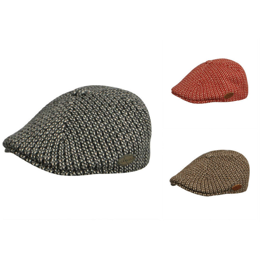 KANGOL Houndstooth 507 Ivy Cap Wool Blend Hat K1543CO Winter Warm | The ...