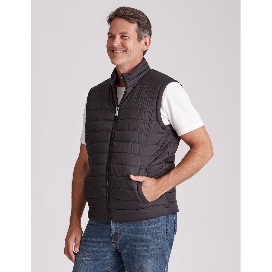 Mens Rivers Lightweight Padded Vest | The Warehouse