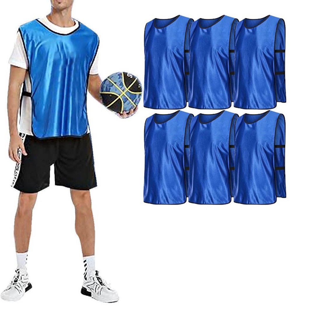 6-Piece Adult Scrimmage Training Vest Team Training Bibs Pinnies for ...