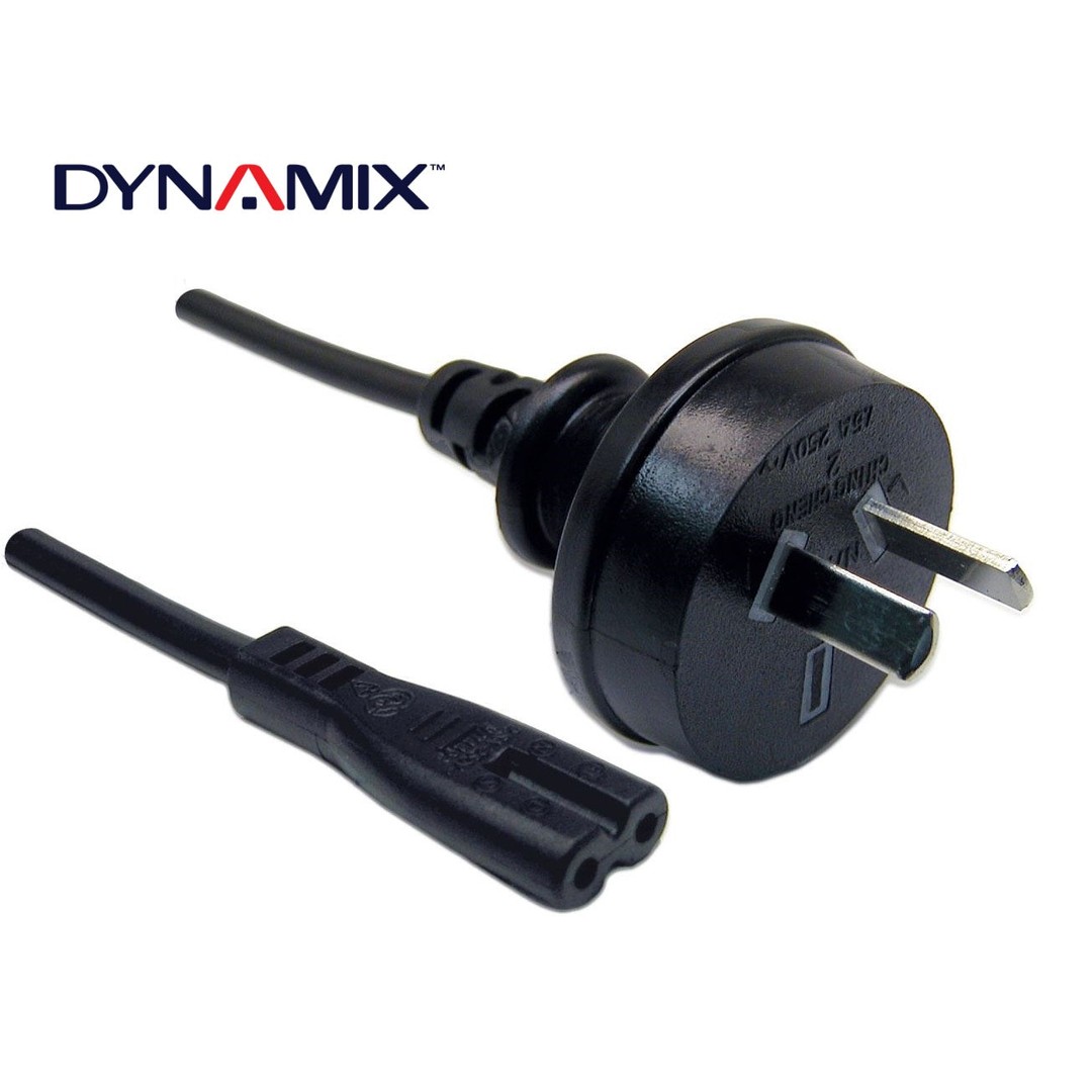 Dynamix Dynamics Computer AC 2M Figure 8 Power Cord Wall Charger - 2 pin C-POWERN8