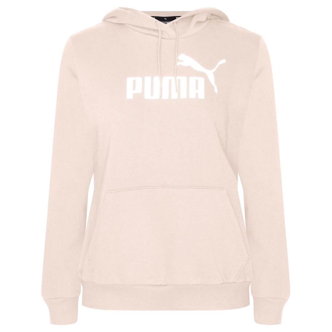 Womens Puma Long Sleeve Logo Hoodie Top | The Warehouse