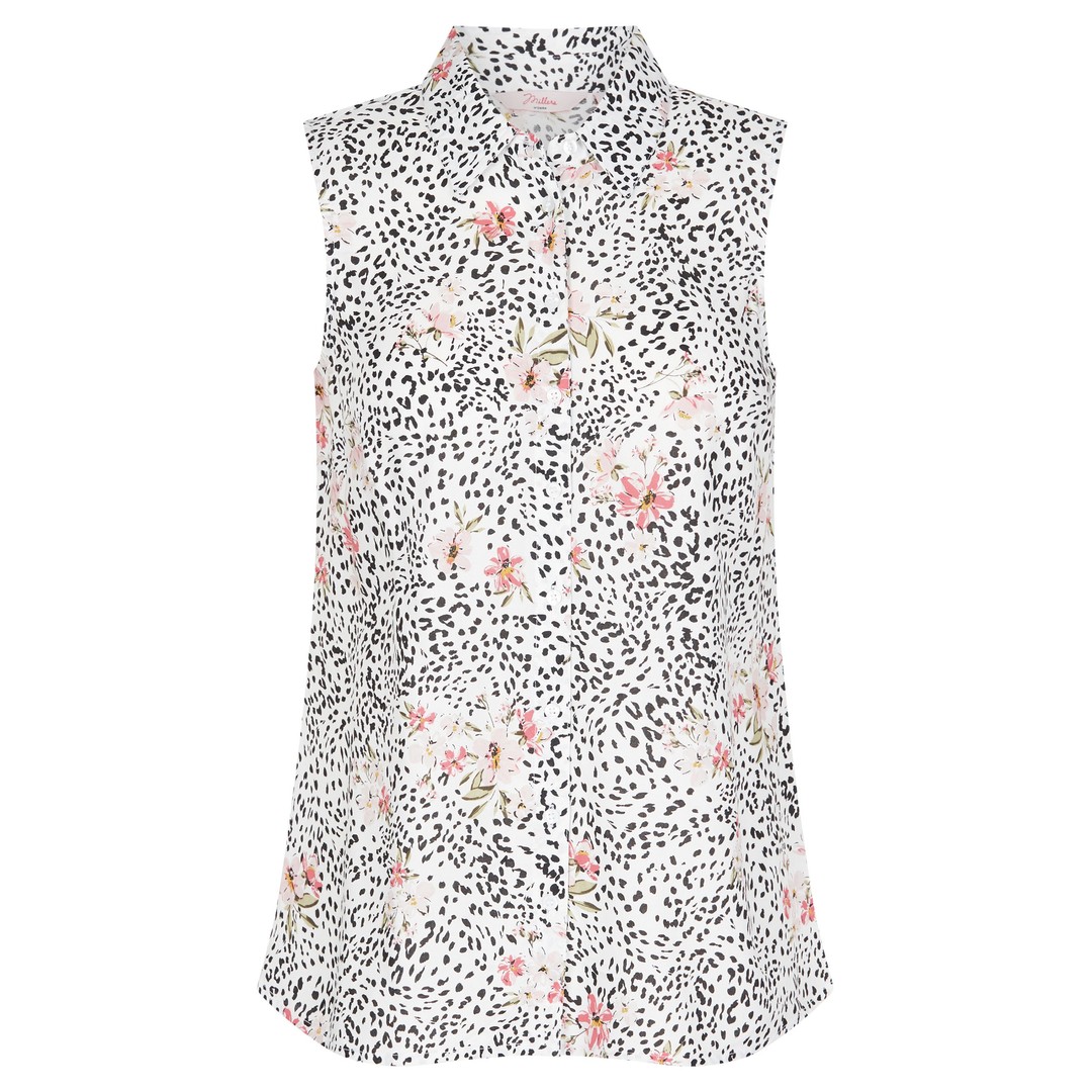 Womens Millers Printed Sleeveless Rayon Blouse | The Warehouse