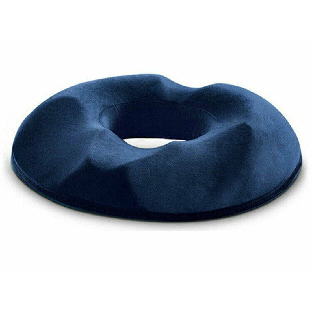 Memory Foam Donut Seat Cushion Pillow Relieving Hip Pain for Women Men
