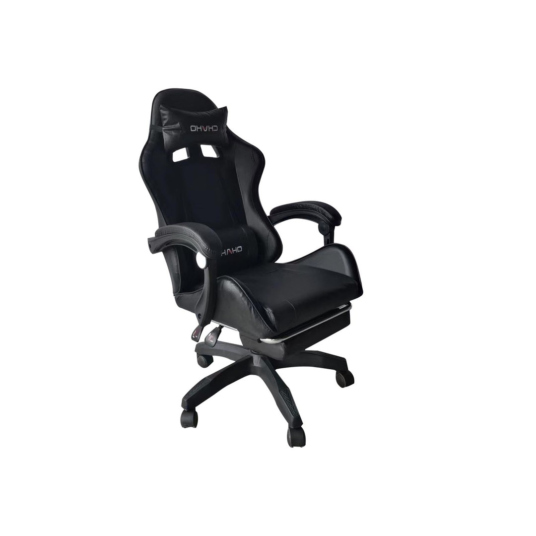 TSB Living Chano Deluxe Gaming Chair PU Black | The Warehouse