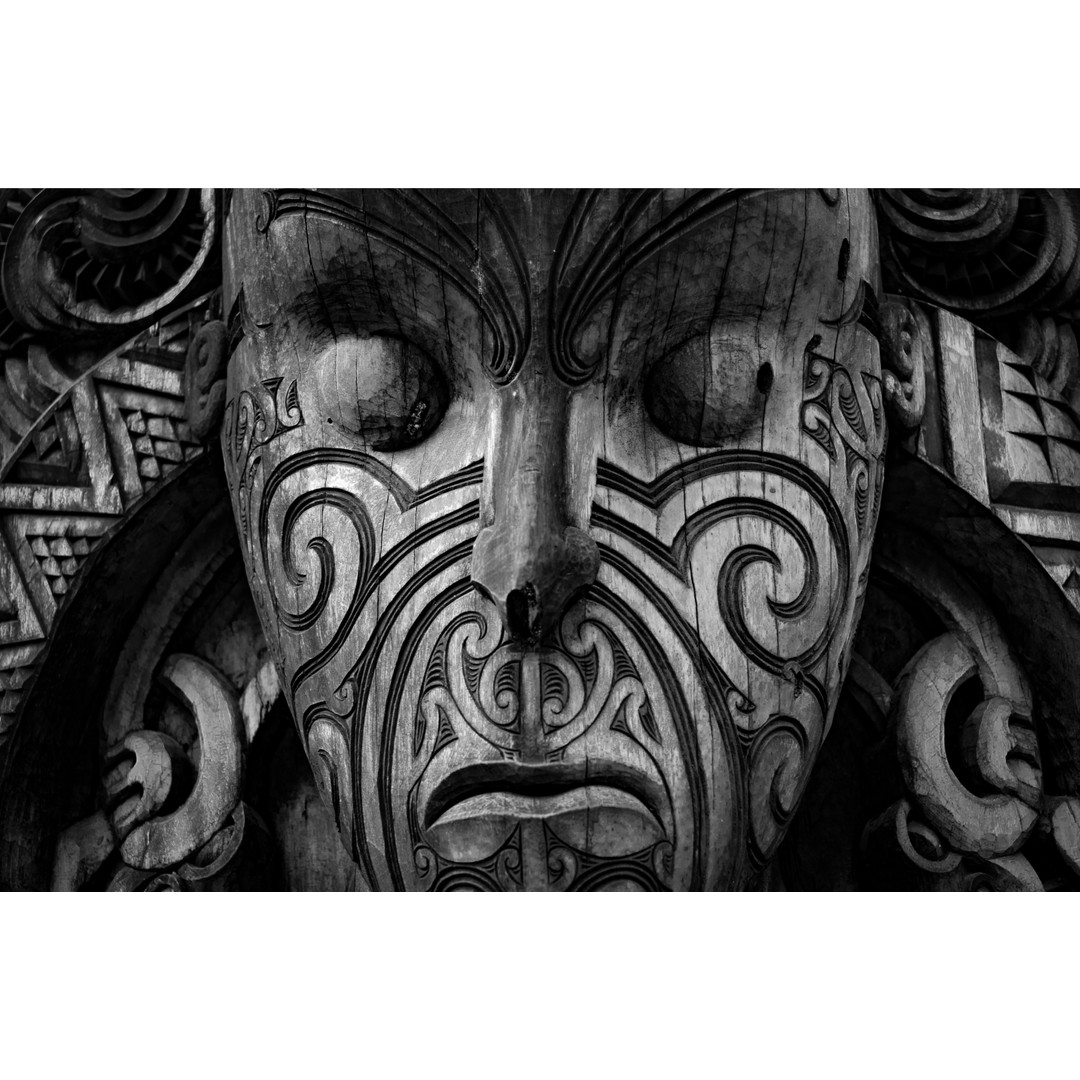 Framed 1 Panel - Maori Art - Canvas Print Wall Art