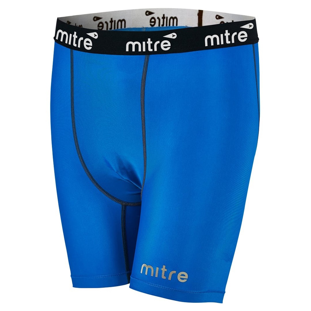 Mitre Neutron Compression Shorts Size XXL Men Sports Activewear/Gym Tights Royal