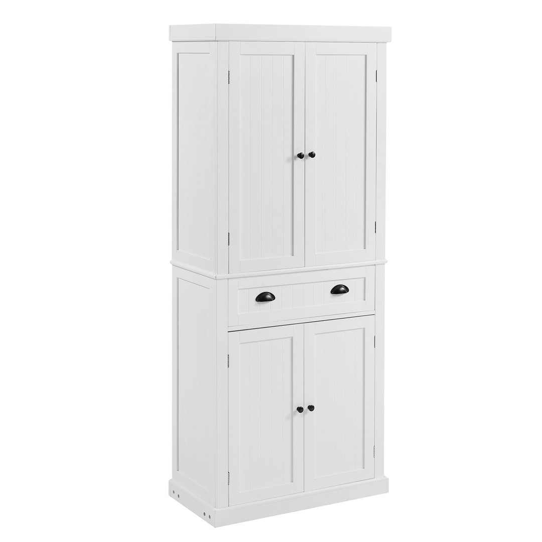 Briana Kitchen Pantry Cabinet - White | The Warehouse