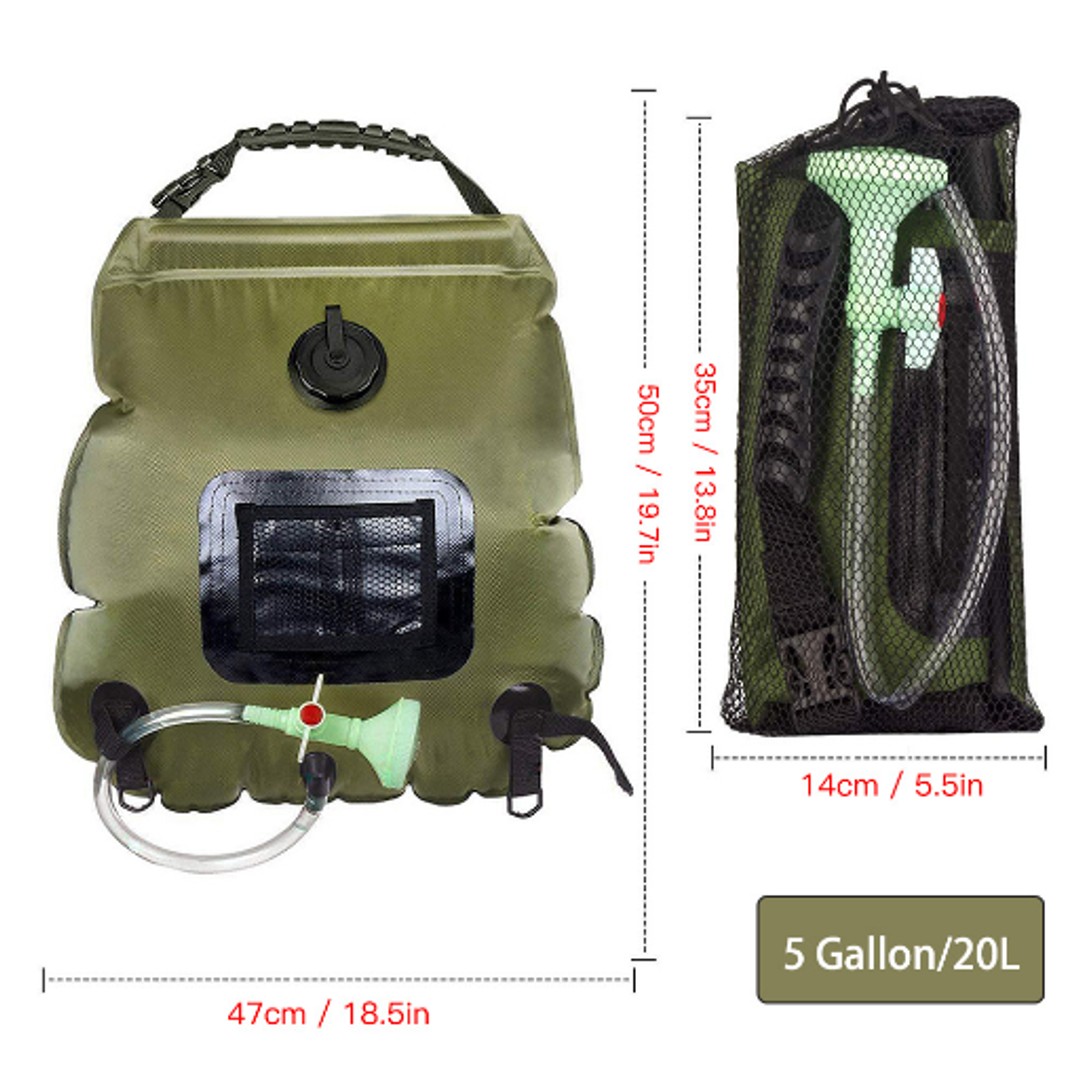 20L Solar Shower Bag with Shower Head | The Warehouse