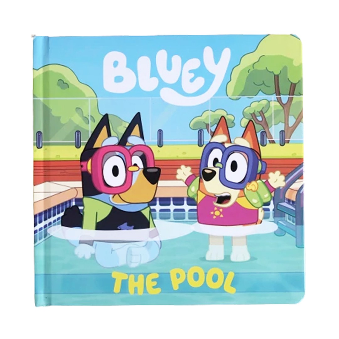 Bluey The Pool Board Book Kidschildrens Picture Storybook The Warehouse
