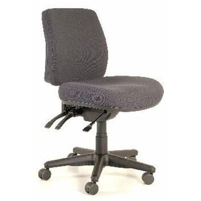 Buro Seating Roma 3 Lever Midback Chair Charcoal Warehouse
