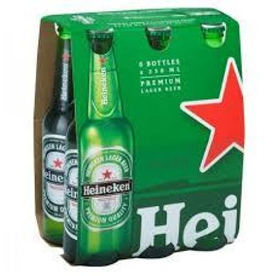 Heineken 330ml Bottles (6-Pack) | Heineken Online | TheMarket New Zealand