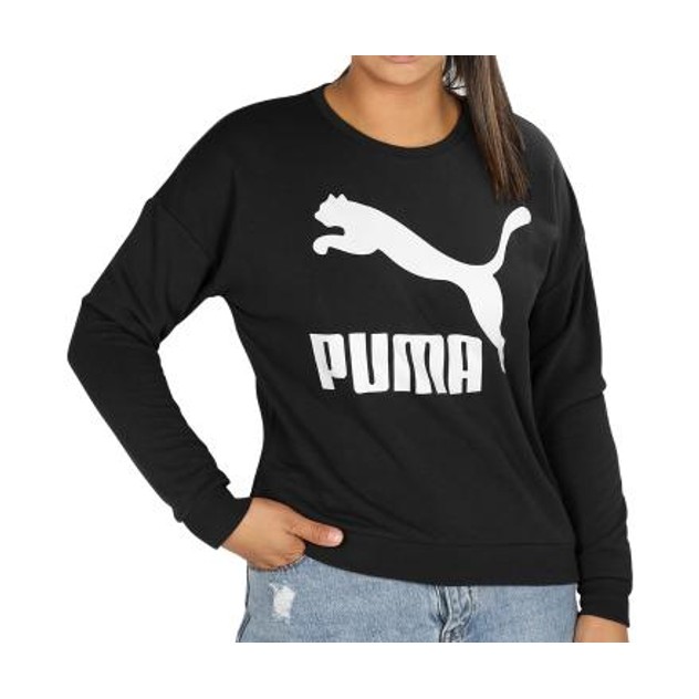 Puma Women Classic Crew Black | PUMA Online | TheMarket New Zealand