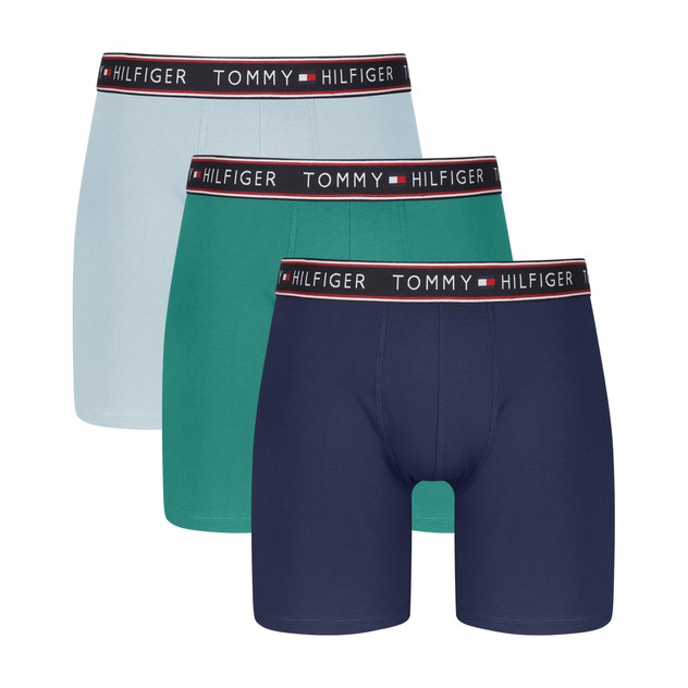 Tommy Hilfiger 3PK Trunks - Navy/Green/Blue | Tommy Hilfiger Online ...