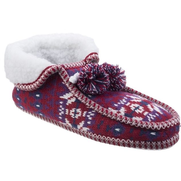Divaz Womens/Ladies Lapland Knitted Slippers | Pertemba Online ...