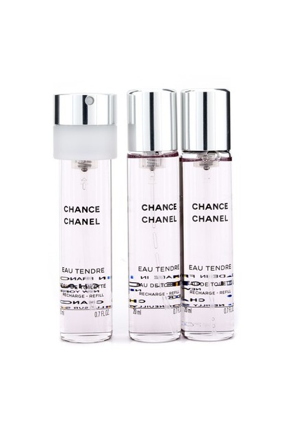 Chanel Chance Eau Tendre Twist & Spray Eau De Toilette Refill 3x20ml/0 ...