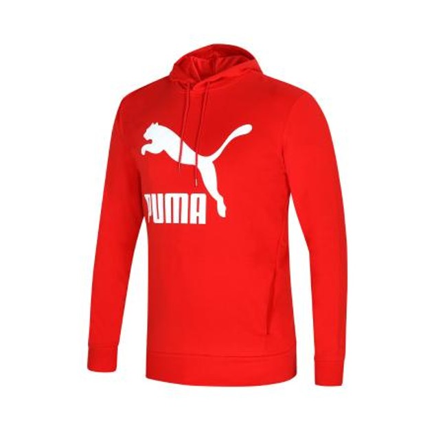 Puma - Men Classics Logo Hoodie Red | PUMA Online | TheMarket New Zealand