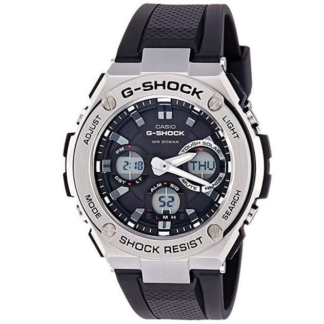 Casio G-Shock G-Steel Analogue/Digital Mens Solar Watch GSTS110-1A GST ...