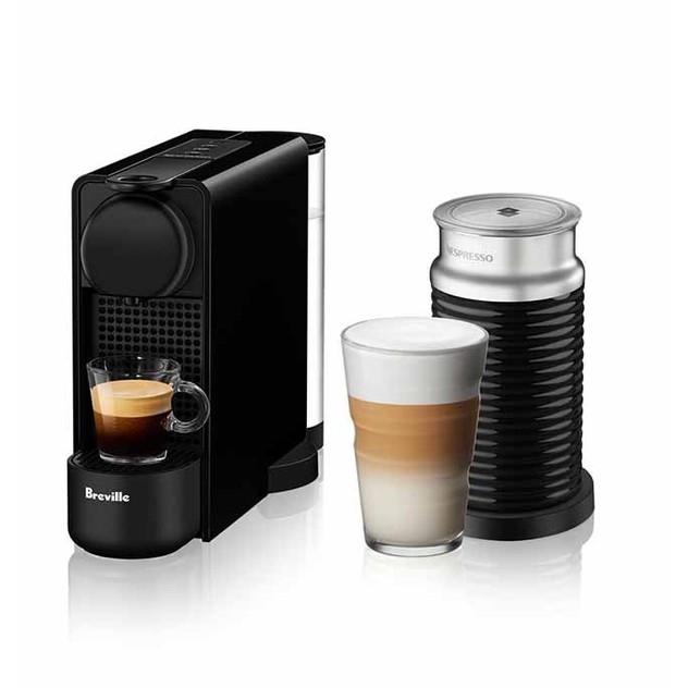 Nespresso Breville Essenza Plus Coffee and Espresso Machine, Black ...