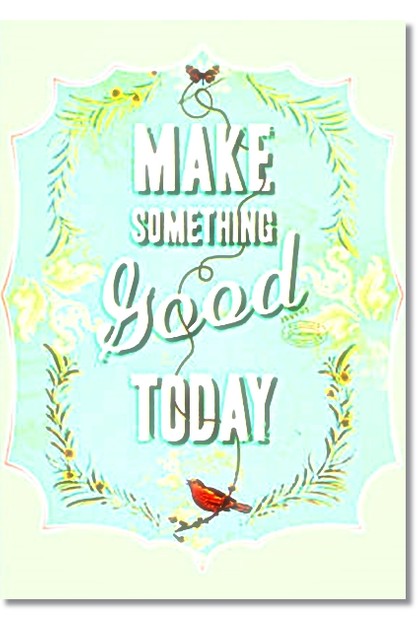 Make Something Good Today Flexi Journal Vellum Books Gifts Online Themarket New Zealand