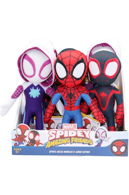 Spidey and His Amazing Friends Miles Morales Plush Small | Spiderman ...