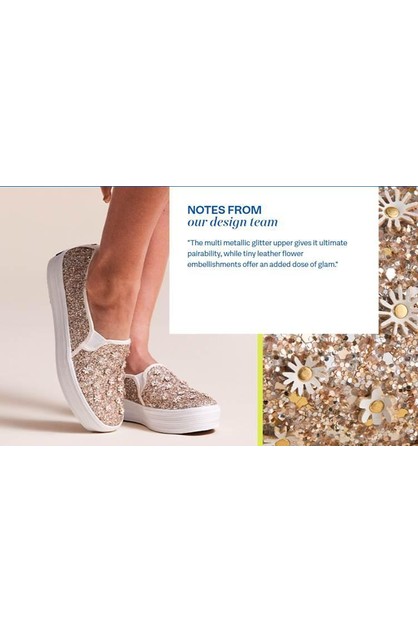 Keds Kate Spade Triple Decker Glitter Flower | Keds Online | TheMarket New  Zealand