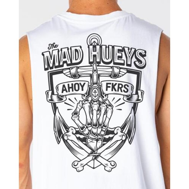 MAD HUEYS THE MAD HUEYS GIVE A FK MUSCLE WHITE The Mad Huey's Online