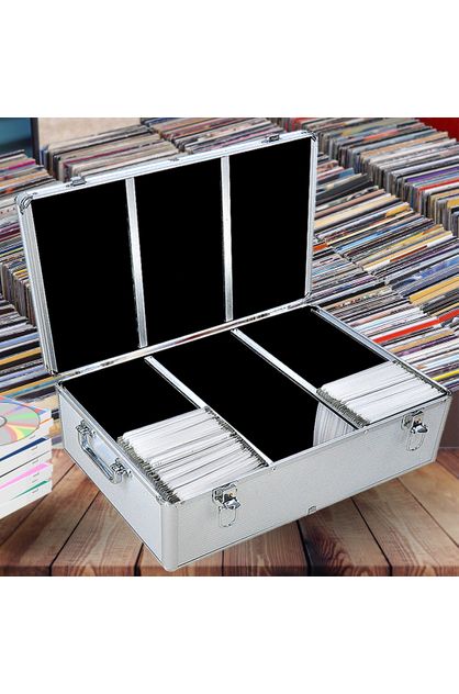 Shop 500 Discs Aluminium Cd Dvd Cases Bluray Lock Storage Box Halo Living Online 1 Day Co Nz