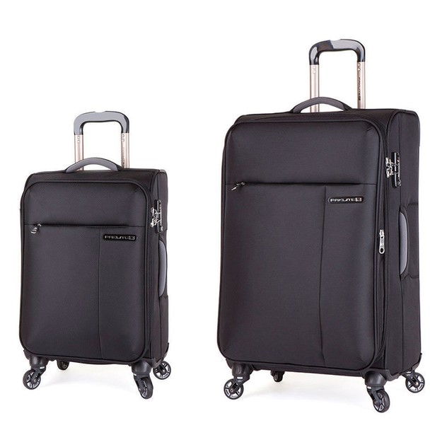 2pc Paklite Slide Safe Cabin and Medium Suitcase/Bag/Trolley Case ...