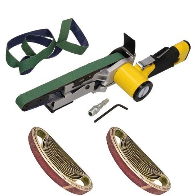 Ab Tools 20mm Variable Speed Air Belt Sander 5 Speeds 28 X 520mm X 20mm Belts Ab Tools 