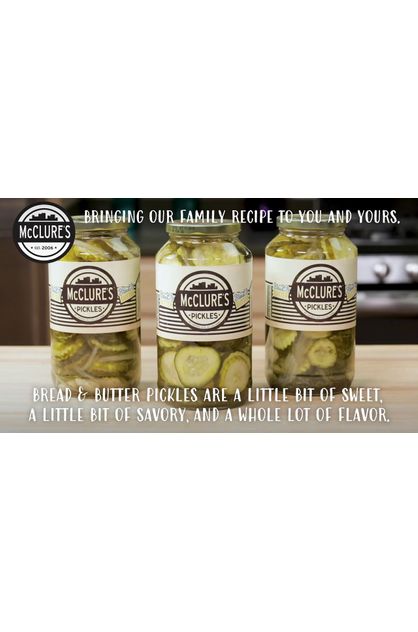 Mcclure S Bread And Butter Pickles Mcclure S Pickles Online Themarket New Zealand