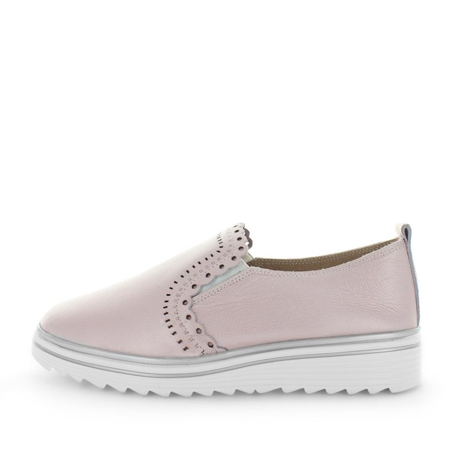 Shop Just Bee Cinella Leather Chic Scallop Trim Elastic Gusset Slip-on ...