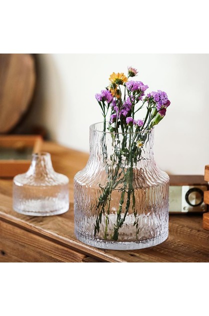 Eden Glacier Glass Vase Clear Small | Miss One Online | TheMarket New ...