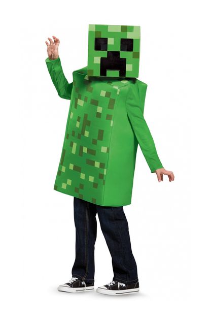 Costume King ® Creeper Mojan Minecraft Hostile Mobs Video Game Fancy ...