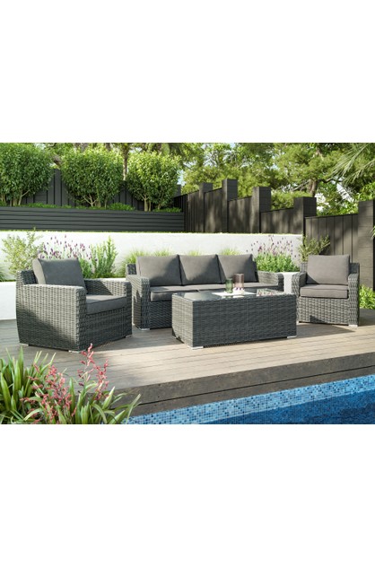 Sabi Rattan Outdoor Lounge Suite | Trade Tested Online | TheMarket New