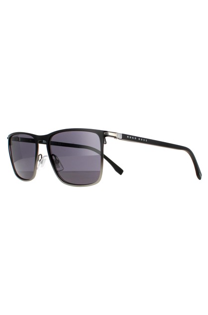 Hugo Boss Sunglasses BOSS 1004/S O6W IR Black Ruthenium and Dark Grey ...