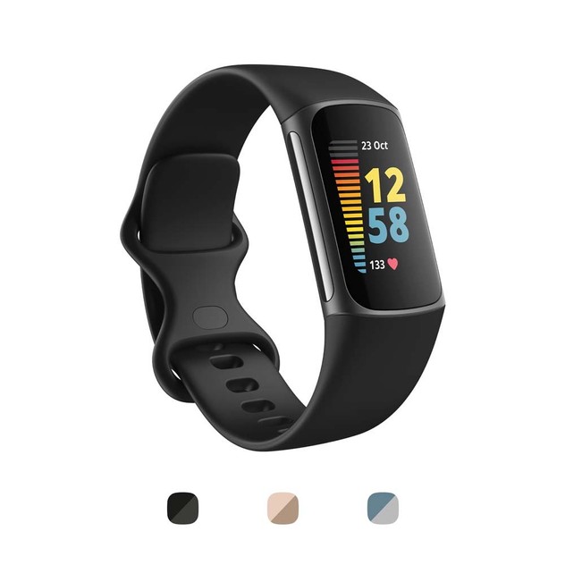 Fitbit Charge 5 Black/Graphite Stainless Steel | Fitbit Online ...