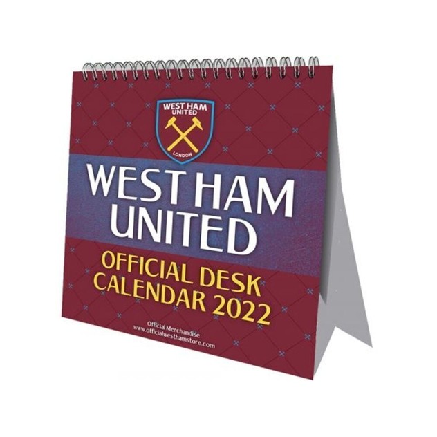 West Ham United FC 2022 Desktop Calendar West Ham United FC Online