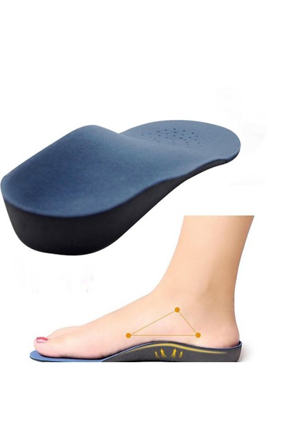 Salelink 1 Pair L 30cm Unisex Health Orthopedic Insole for Flat Foot ...