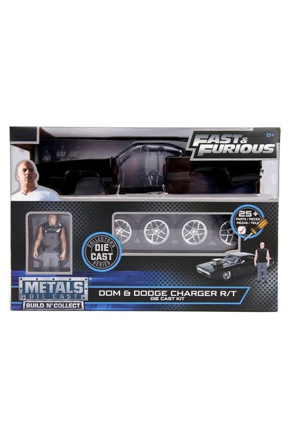 Jada 30698 1/24 Build N' Collect Kit: Dodge Charger R/T w/Dom Figurine -  Fast and Furious | Hobby City Online | TheMarket New Zealand