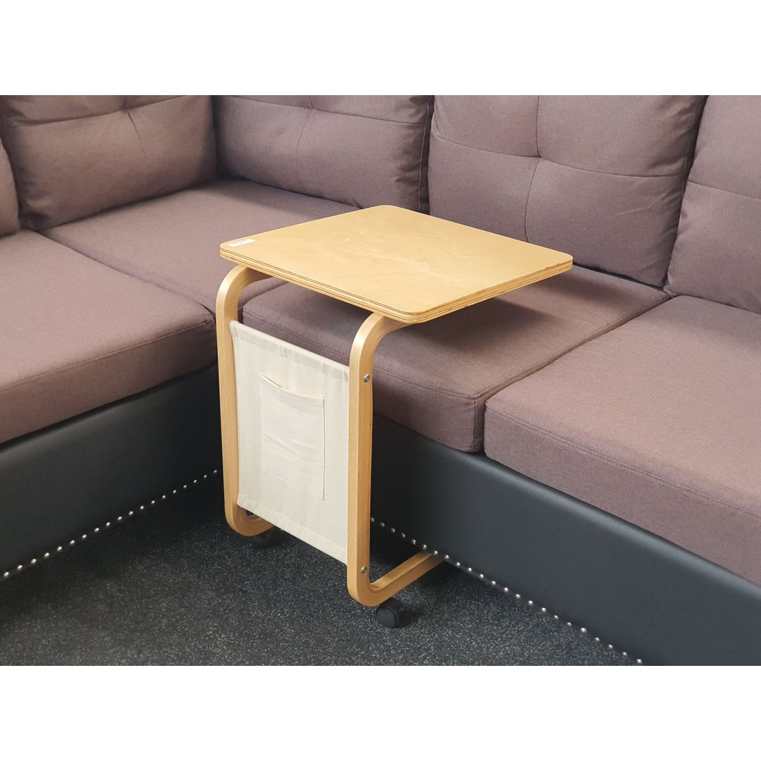InStock Furniture and Homeware Side Table C Shaped Plywood Factory Second