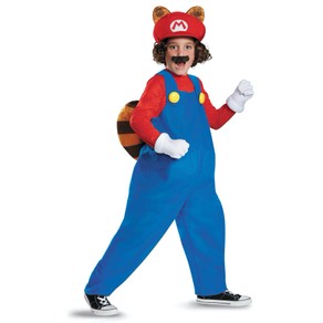 Costume King® Raccoon Deluxe Super Mario Tanuki Tanooki Video Game Cartoon Boys Costume