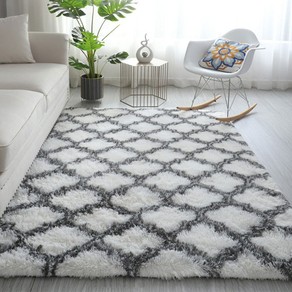 200x140cm Printed Plush Rugs Bedroom Fluffy Carpet Soft Living Room Rug Style 3