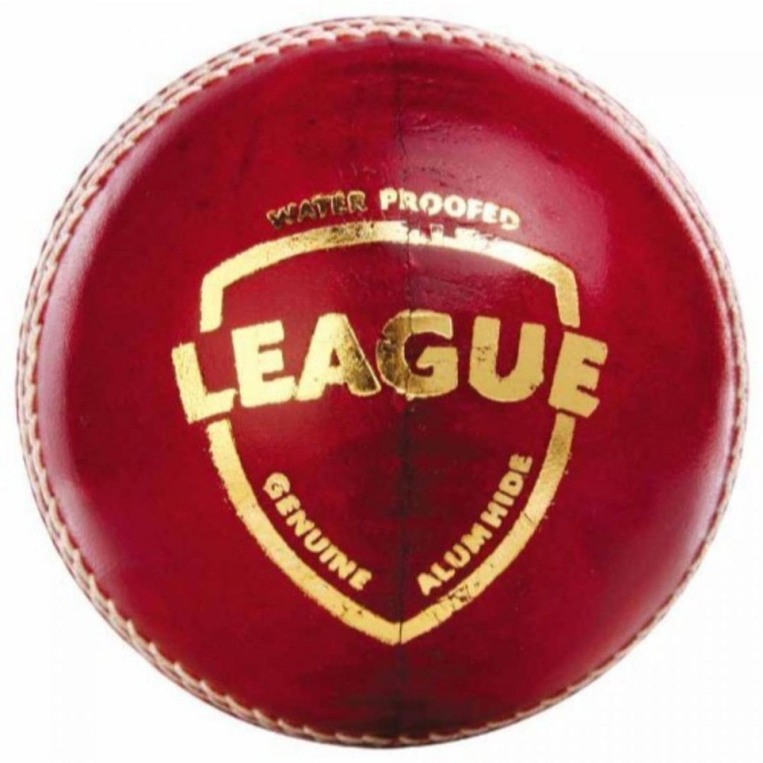 SG League Cricket Ball Red, As shown, hi-res