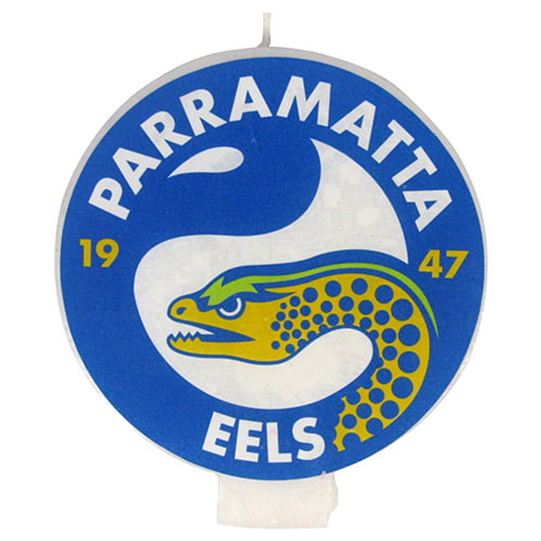 Parramatta Eels NRL Team Logo Birthday Candle