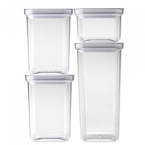 Pyrex Canister  Square 4pc  Set