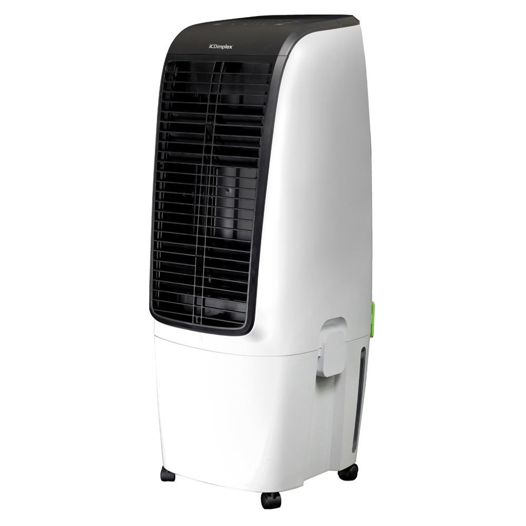 Dimplex 20L Evaporative Air Cooling Swing Cooler Fan Humidifier w/Remote White