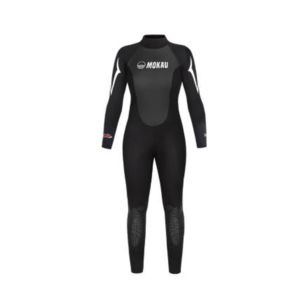 Mokau Women's Dive Wetsuit Spearfishing 1 Piece Black