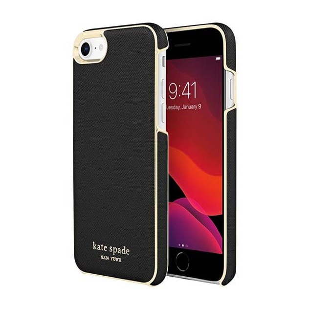 Kate Spade Wrap Case For iPhone ⅞/SE - Black Crumbs/Gold Logo Plate | Kate  Spade Online | TheMarket New Zealand