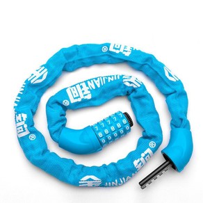 5 Digit Combination Anti Theft Bicycle Chain Lock-Blue